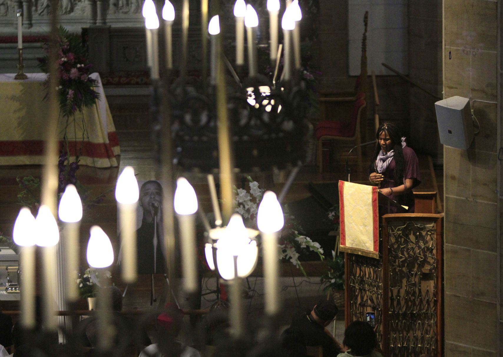 Funeral for St. Louis poet laureate Shirley Bradley LeFlore
